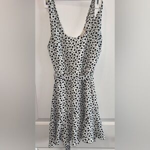 Altar'd State Black and White Patterned Mini Dress